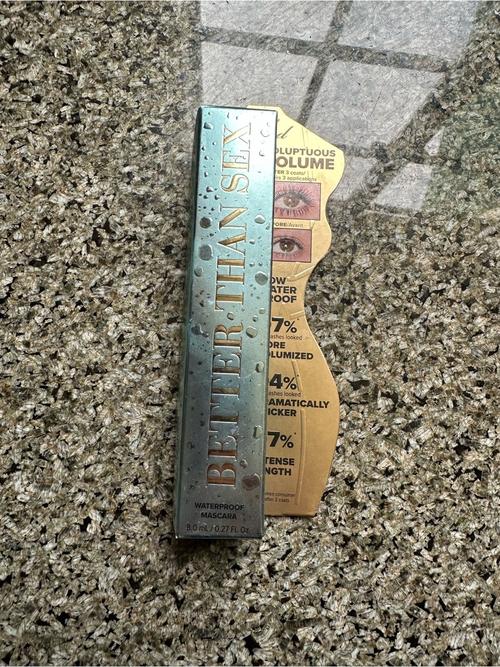 Too Faced Better Than Sex Waterproof Mascara Black NWT